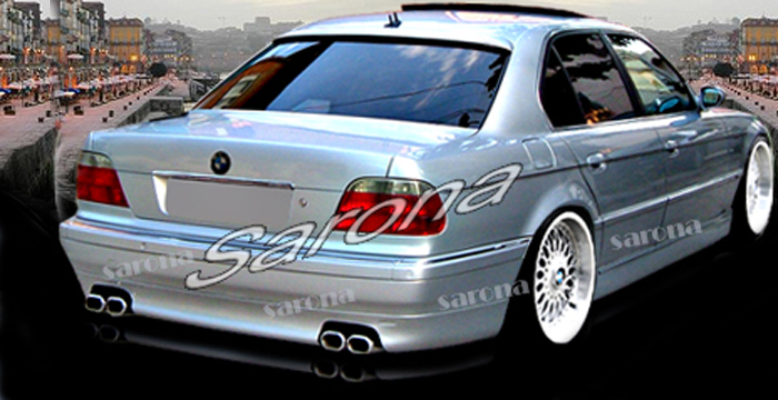 Custom BMW 7 Series  Sedan Rear Add-on Lip (1995 - 2001) - $425.00 (Part #BM-012-RA)